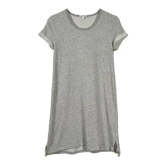 james perse jersey dress James Perse Ruched T-Shirt Dress